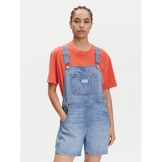 Levi's® Ogrodniczki Utility 001UY-0000 Niebieski Loose Fit ze sklepu MODIVO w kategorii Szorty - zdjęcie 183653059