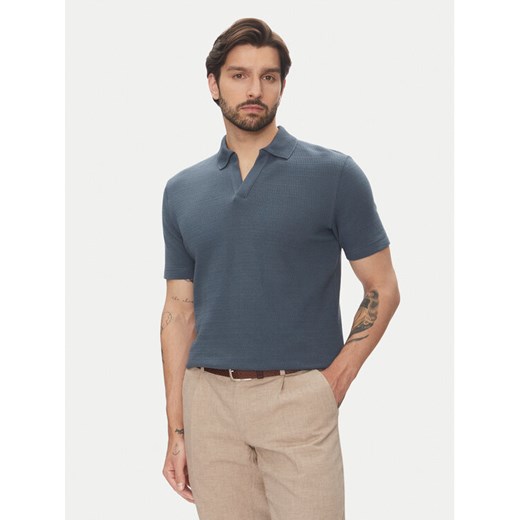 Marc O'Polo Polo 524 3021 53176 Niebieski Regular Fit ze sklepu MODIVO w kategorii T-shirty męskie - zdjęcie 183653129