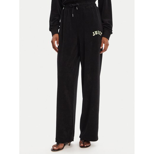 Juicy Couture Spodnie dresowe Regan JCWBJ125335 Czarny Wide Leg ze sklepu MODIVO w kategorii Spodnie damskie - zdjęcie 183653145