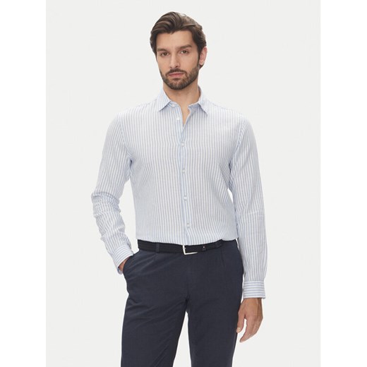 Pierre Cardin Koszula C6 41017.0482 Błękitny Modern Fit ze sklepu MODIVO w kategorii Koszule męskie - zdjęcie 183653158