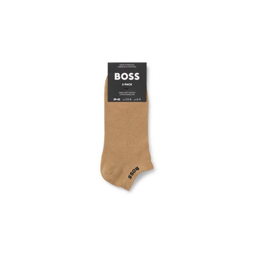 Boss Zestaw 2 par niskich skarpet męskich 50467730 Brązowy 43_46 MODIVO