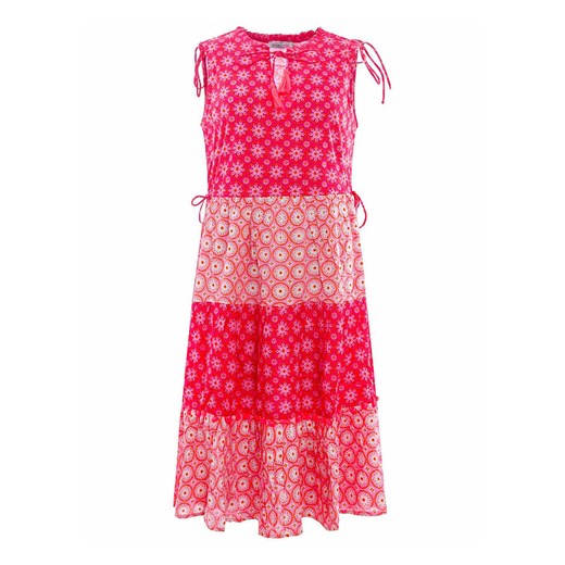 Sukienka Zwillingsherz mini casual z okrągłym dekoltem