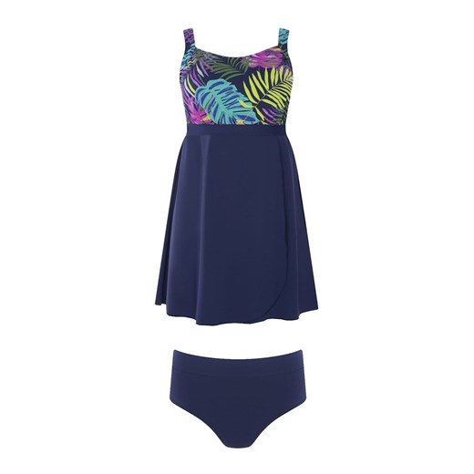 Strój kąpielowy dwuczęściowy tankini Self S 687 V3LI5 Limassol 5, Kolor granatowy-wzór, Rozmiar 40C/L, Self ze sklepu Intymna w kategorii Stroje kąpielowe - zdjęcie 183658597