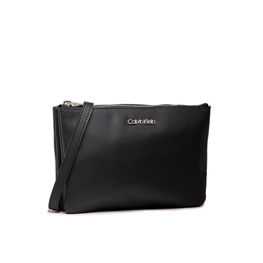 Torebka Calvin Klein Ck Must Ew Dbl Cpt Xbody K60K608409 Czarny Calvin Klein 00 eobuwie.pl