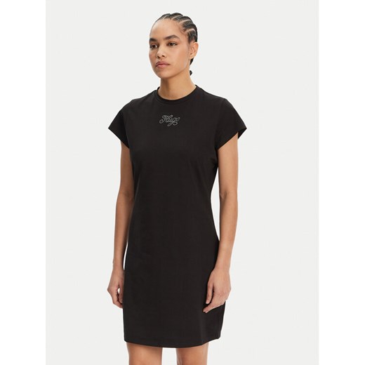HUGO Sukienka codzienna 50537240 Czarny Slim Fit ze sklepu MODIVO w kategorii Sukienki - zdjęcie 183660108