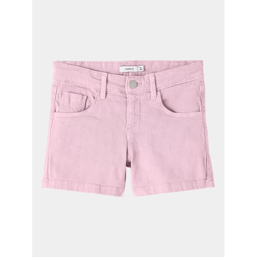 NAME IT Szorty jeansowe Nkfrose 13212157 Różowy Regular Fit ze sklepu MODIVO w kategorii Spodenki dziewczęce - zdjęcie 183660286