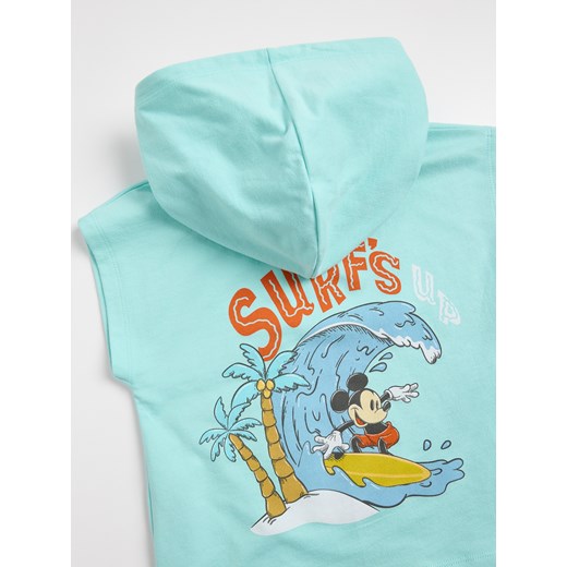 Reserved - Bawełniany t-shirt Mickey Mouse - miętowy Reserved 92 (1 Reserved