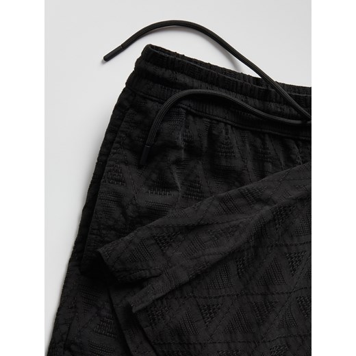 Reserved - Szorty slim fit - czarny Reserved L Reserved