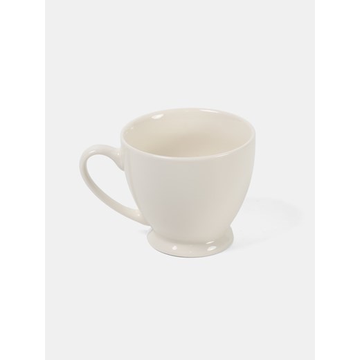 Sinsay - Porcelanowy kubek z inicjałem i kwiatowym motywem - czerwony Sinsay One Size Sinsay