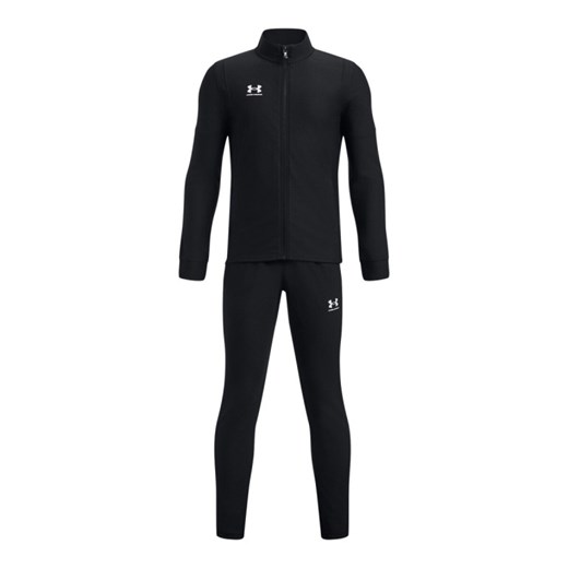 Chłopięcy dres komplet treningowy Under Armour UA B\'s Challenger Tracksuit - czarny ze sklepu Sportstylestory.com w kategorii Dresy chłopięce - zdjęcie 183666126