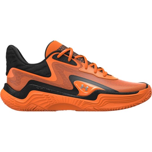 Buty do koszykówki uniseks Under Armour UA Spawn 7 - pomarańczowe ze sklepu Sportstylestory.com w kategorii Buty sportowe męskie - zdjęcie 183666278
