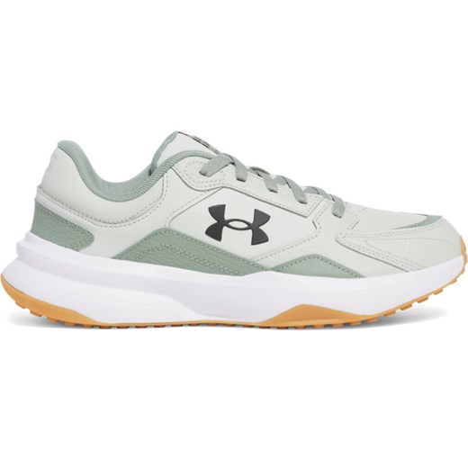 Męskie buty treningowe Under Armour UA Edge Leather - zielone ze sklepu Sportstylestory.com w kategorii Buty sportowe męskie - zdjęcie 183666336