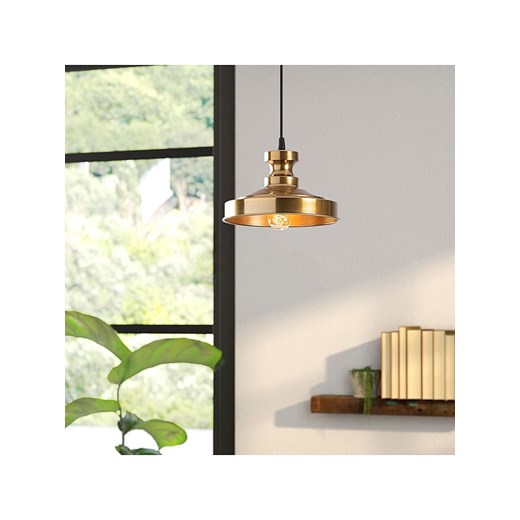 Opviq Lampa wisząca &quot;Berceste&quot; w kolorze złotym - Ø 22 cm ze sklepu Limango Polska w kategorii Lampy wiszące - zdjęcie 183666387