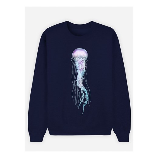 WOOOP Bluza &quot;Space Jelly&quot; w kolorze granatowym ze sklepu Limango Polska w kategorii Bluzy damskie - zdjęcie 183666445