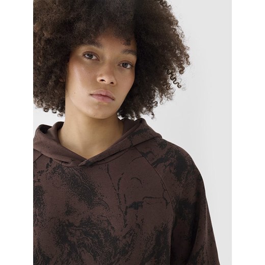 Bluza damska 4F z bawełny w abstrakcyjne wzory sportowa 