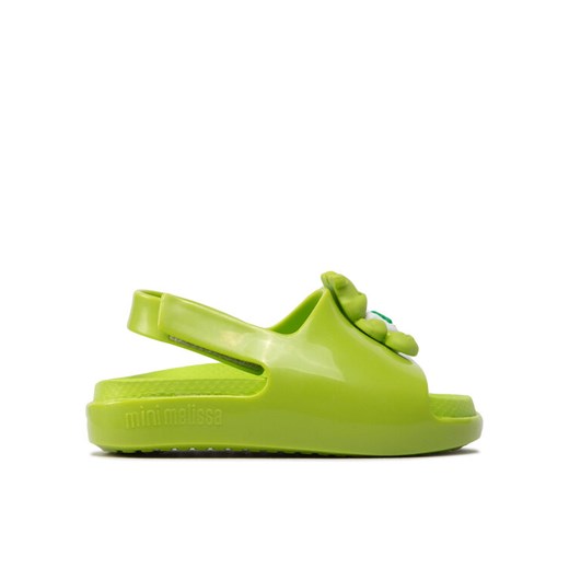 Sandały Melissa Mini Melissa Cloud Sandal + Ca 33628 Zielony ze sklepu eobuwie.pl w kategorii Buciki niemowlęce - zdjęcie 183668315