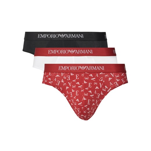 Emporio Armani Underwear Komplet 3 par slipów EM000256 AF10800 M0086 Kolorowy ze sklepu MODIVO w kategorii Majtki męskie - zdjęcie 183669386
