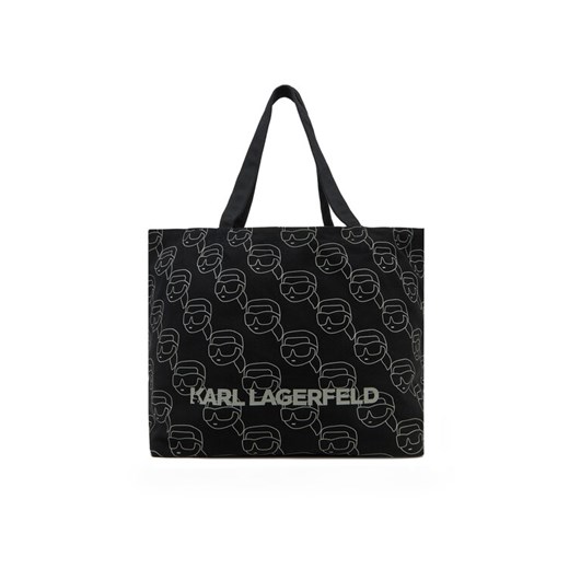 KARL LAGERFELD Torebka A1W50023 Czarny ze sklepu MODIVO w kategorii Torby Shopper bag - zdjęcie 183669437