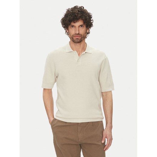 Only & Sons Polo Tony 22033571 Beżowy Regular Fit ze sklepu MODIVO w kategorii T-shirty męskie - zdjęcie 183669458