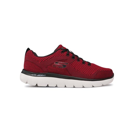 Skechers Sneakersy Brisbane 232057/RDBK Bordowy ze sklepu MODIVO w kategorii Buty sportowe męskie - zdjęcie 183669609