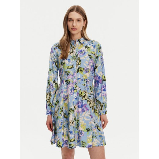 YAS Sukienka koszulowa Kaya 26037079 Kolorowy Regular Fit ze sklepu MODIVO w kategorii Sukienki - zdjęcie 183669708