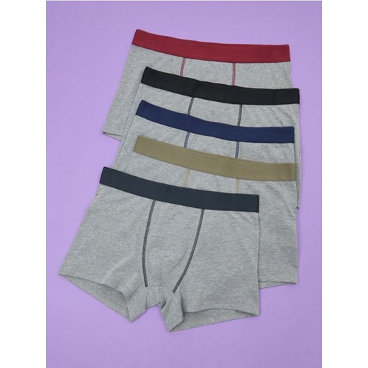 Sinsay - Bokserki Classic 5 pack - wielobarwny ze sklepu Sinsay w kategorii Majtki męskie - zdjęcie 183672186