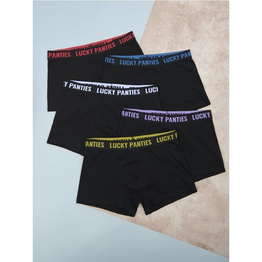 Sinsay - Bokserki Classic 5 pack - wielobarwny Sinsay XL Sinsay