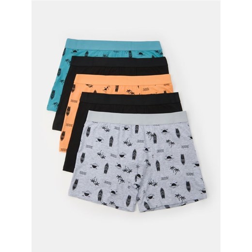 Sinsay - Bokserki Long 5 pack - wielobarwny ze sklepu Sinsay w kategorii Majtki męskie - zdjęcie 183672257