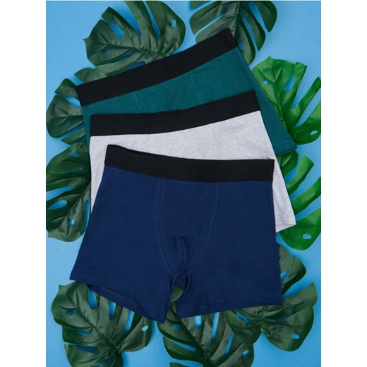 Sinsay - Bokserki Classic 3 pack - wielobarwny Sinsay XS Sinsay
