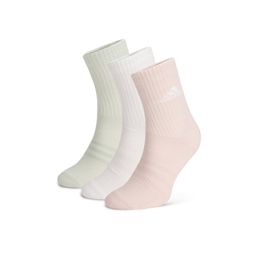 Zestaw 3 par wysokich skarpet unisex adidas IZ0161 3-PACK Kolorowy ze sklepu eobuwie.pl w kategorii Skarpetki męskie - zdjęcie 183672596