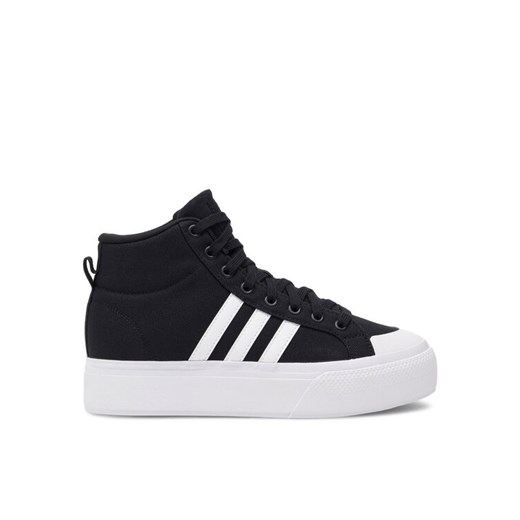 Sneakersy adidas BRAVADA 2.0 MID PLATFORM IE2317 Czarny ze sklepu eobuwie.pl w kategorii Trampki damskie - zdjęcie 183672615