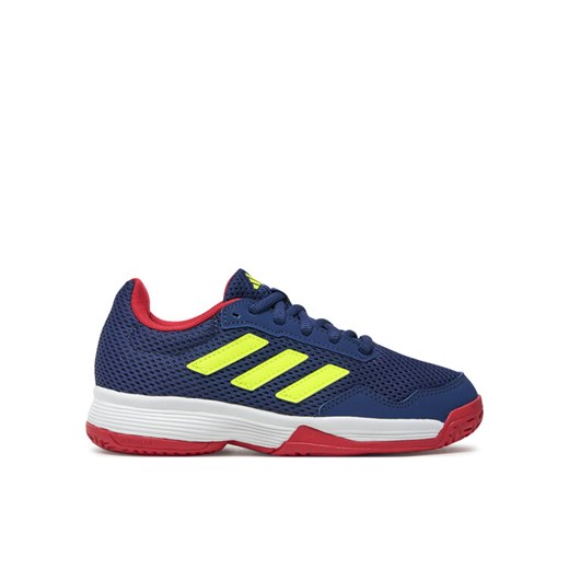 Buty do tenisa adidas Gamespec JI4322 Granatowy ze sklepu eobuwie.pl w kategorii Buty sportowe dziecięce - zdjęcie 183672618