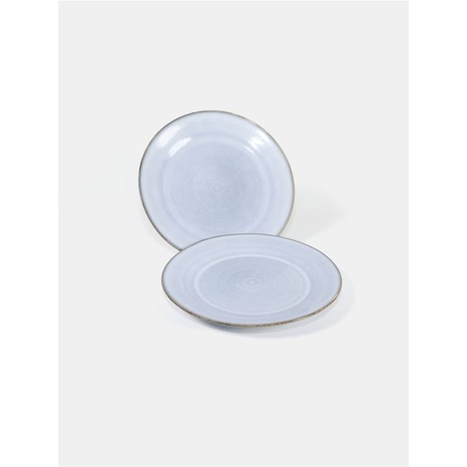 Sinsay - Talerz 2 pack - błękitny ze sklepu Sinsay w kategorii Talerze - zdjęcie 183673177