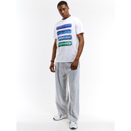 Gate t-shirt męski z bawełny