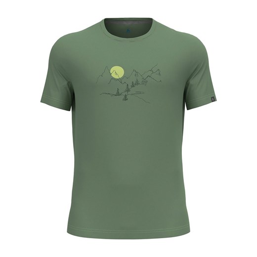 Odlo Koszulka &quot;Nikko&quot; w kolorze khaki ze sklepu Limango Polska w kategorii T-shirty męskie - zdjęcie 183673547