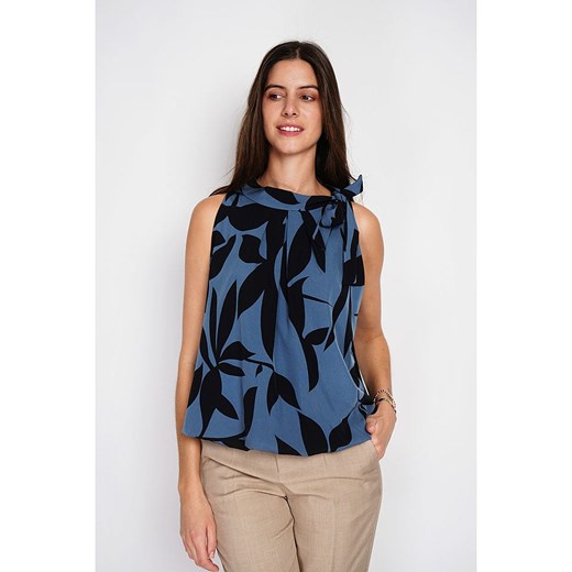 William de Faye Top w kolorze niebiesko-czarnym William De Faye 40 okazyjna cena Limango Polska