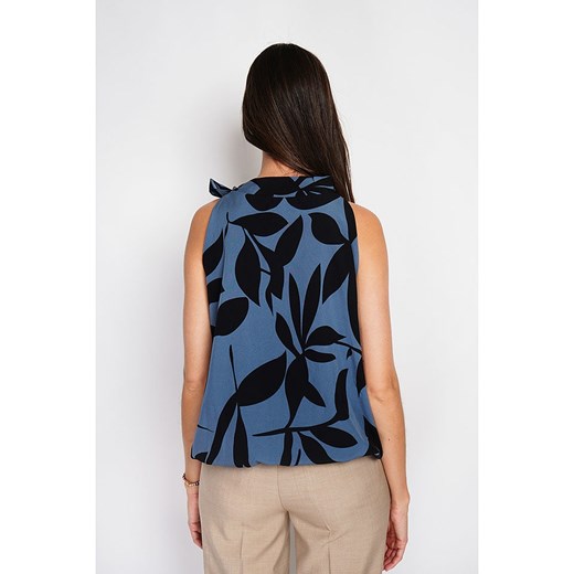 William de Faye Top w kolorze niebiesko-czarnym William De Faye 40 okazja Limango Polska