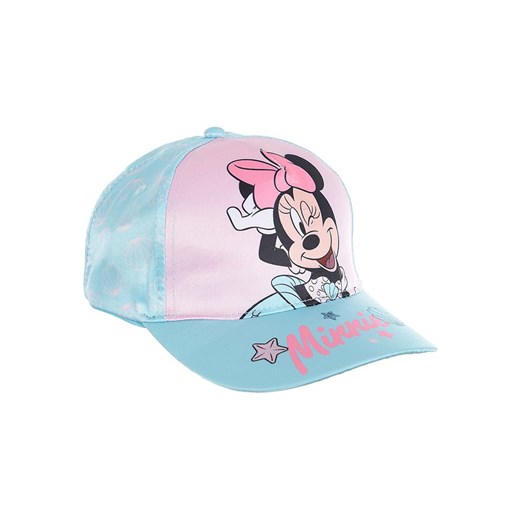 Disney Minnie Mouse Czapka &quot;Minnie&quot; w kolorze błękitno-jasnoróżowym ze sklepu Limango Polska w kategorii Czapki dziecięce - zdjęcie 183673789
