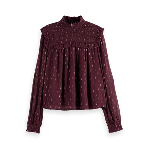 Scotch &amp; Soda Bluzka w kolorze bordowym ze sklepu Limango Polska w kategorii Bluzki damskie - zdjęcie 183674855