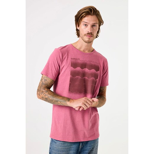 T-shirt męski Garcia