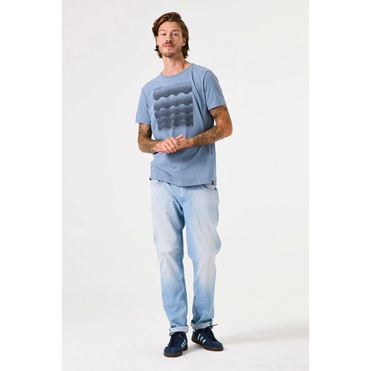 Garcia Koszulka w kolorze błękitnym ze sklepu Limango Polska w kategorii T-shirty męskie - zdjęcie 183675389