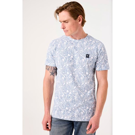 T-shirt męski Garcia z krótkimi rękawami bawełniany