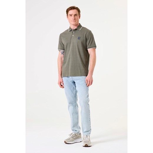 T-shirt męski Garcia casual z krótkim rękawem 