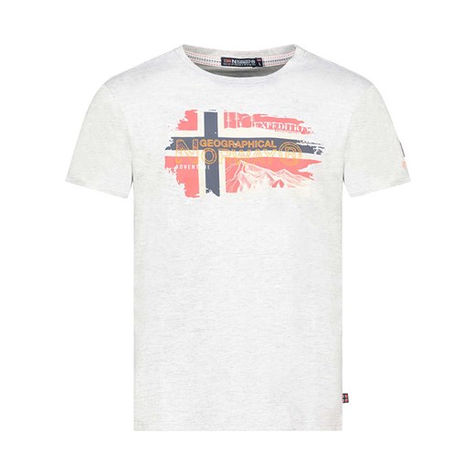 Geographical Norway Koszulka &quot;Jysuis&quot; w kolorze szarym ze sklepu Limango Polska w kategorii T-shirty męskie - zdjęcie 183675588