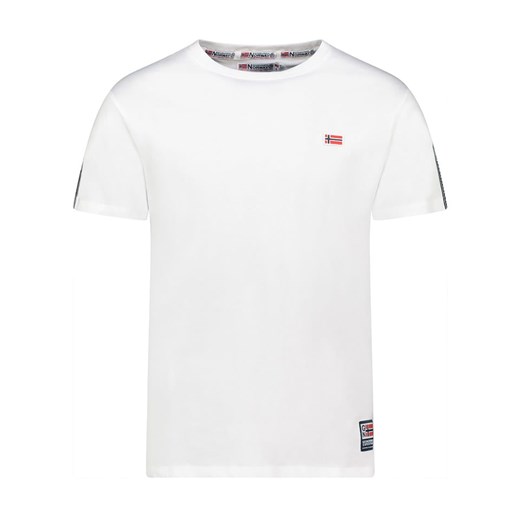 Geographical Norway Koszulka &quot;Javender&quot; w kolorze białym ze sklepu Limango Polska w kategorii T-shirty męskie - zdjęcie 183675616