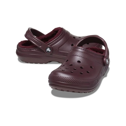 Crocs Chodaki &quot;Classic Lined&quot; w kolorze bordowym ze sklepu Limango Polska w kategorii Klapki damskie - zdjęcie 183676077