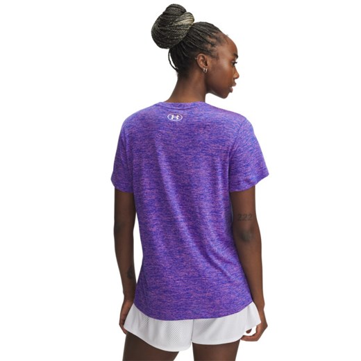 Bluzka damska fioletowa Under Armour z okrągłym dekoltem