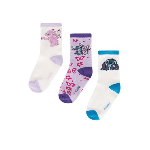 Zestaw 3 par wysokich skarpet dziecięcych Disney Classics ACCCS-AW24-301DCLS Disney Classics 31_33 eobuwie.pl