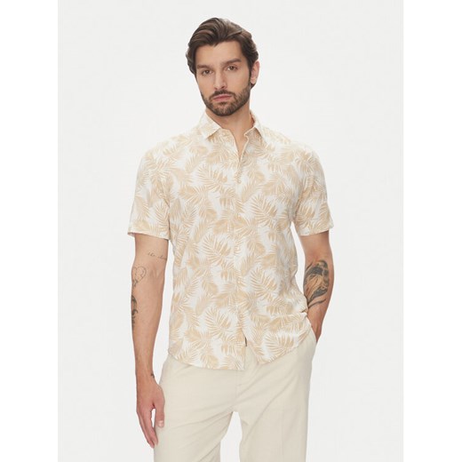 Pierre Cardin Koszula C6 45017.0484 Beżowy Modern Fit ze sklepu MODIVO w kategorii Koszule męskie - zdjęcie 183678709