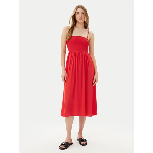 Vero Moda Sukienka letnia Easy 10328766 Czerwony Regular Fit ze sklepu MODIVO w kategorii Sukienki - zdjęcie 183678726